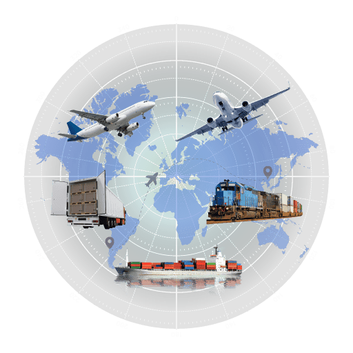 Imagenes vectorizadas de la cadena logistica y sus respectivos controles y transacciones, todo centralizado en glg comex - estrategias logisticas. logo GLG Comex Logistics Strategy. Logistica de Transporte Internacional de Carga, Air cargo, Ocean cargo, Logística.